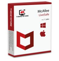 McAfee LiveSafe Unlimitiert Geräte für 1 Jahr