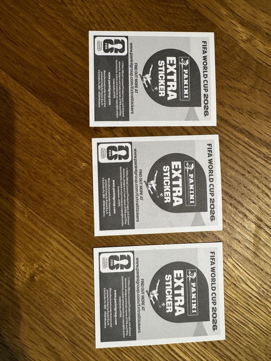 Panini Sammelbilder & Trading cards: Extra Sticker Panini WM 2026 – Neu (gemäss Beschreibung) aus Watt von SwissBlueLine 1