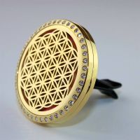 Diffusor - Blume des Lebens - Messing Ø 3,8 cm mit Strass