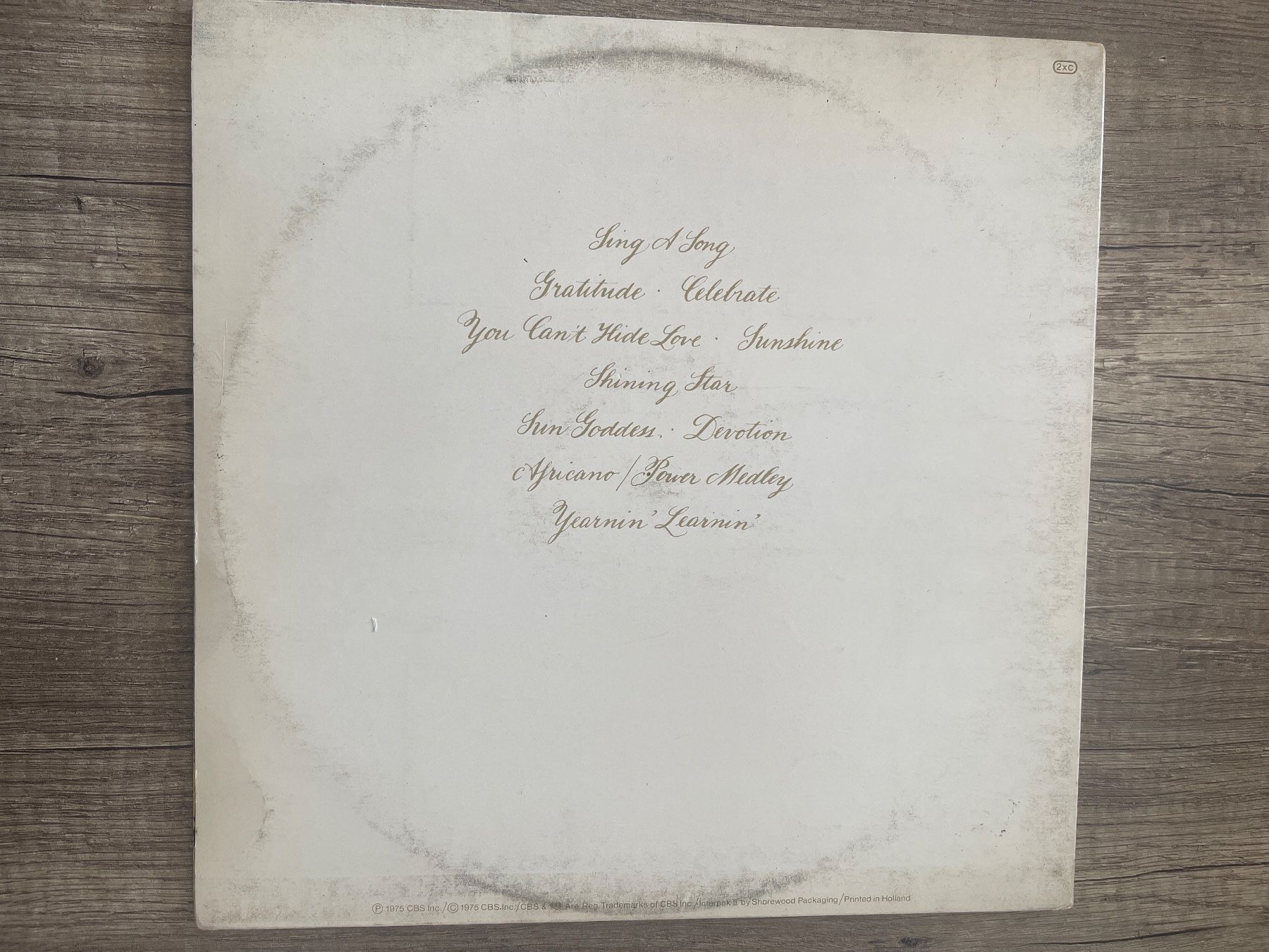 Dischi in vinile: A851/Earth, Wind & Fire Gratitude – Usato da Frutigen venduto da Philippe_jsp 1