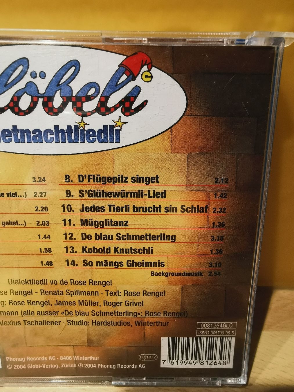 CD: CD Glöbeli Guetnachtliedli – Usato da Weite venduto da zerozerox 2