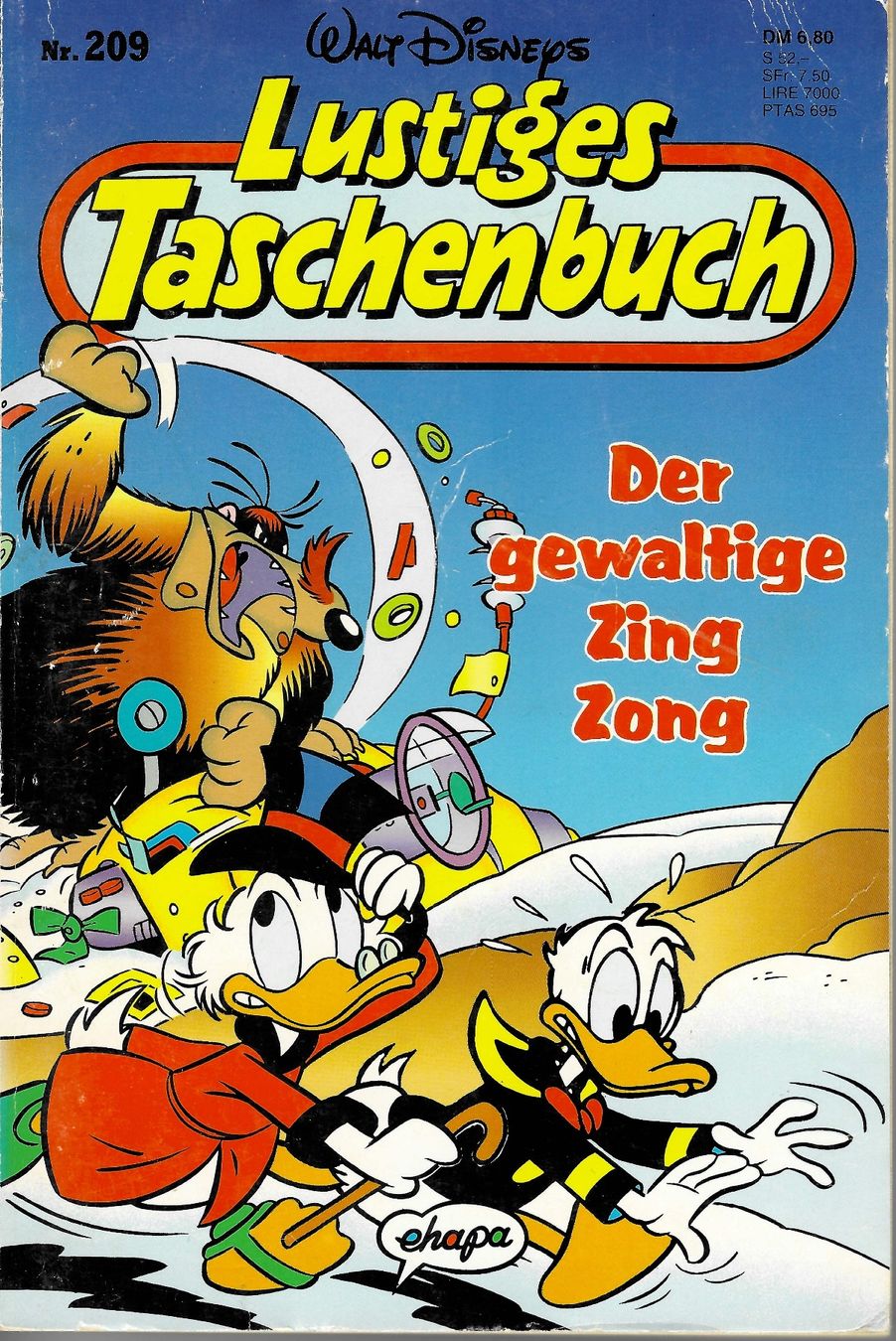 Fumetti: Lustiges Taschenbuch LTB 209 – Usato da Eggersriet venduto da glasshouse3egg