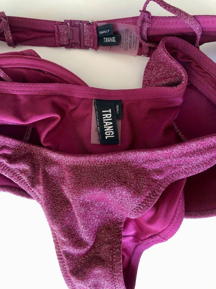 Costumi da bagno & Bikini: Bikini Triangl rose grape lurex – Nuovo (secondo la descrizione) da Clarens venduto da ale_yc7t 4