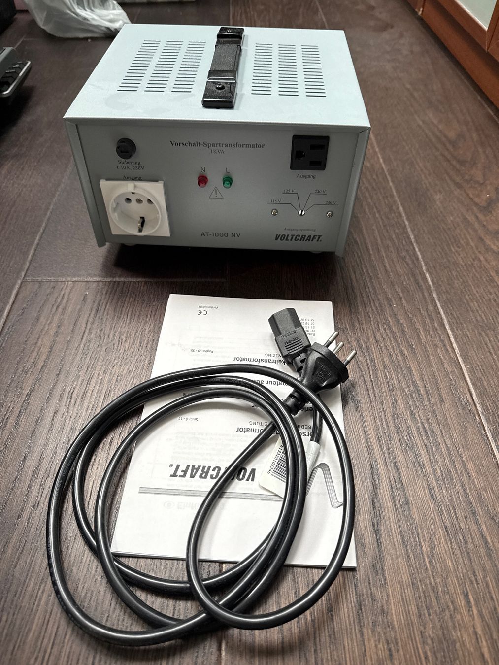 Alle Maschinen: VOLTCRAFT AT-1000 NV AC – Gebraucht aus Stallikon von qtz_ct6r