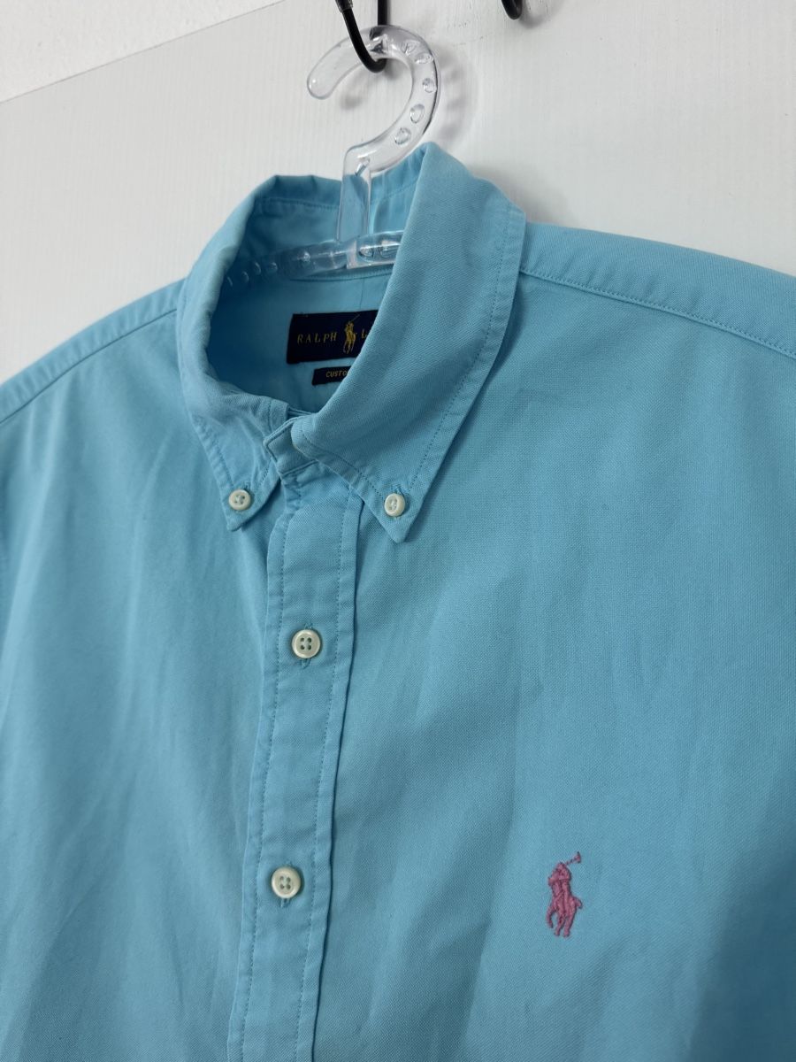 Ralph Lauren Camicie: Ralph Lauren Oxfordhemd Custom Fit hellblau Grösse S, QR cod – Nuovo (secondo la descrizione) da Wetzikon ZH venduto da Jan_wojt 1
