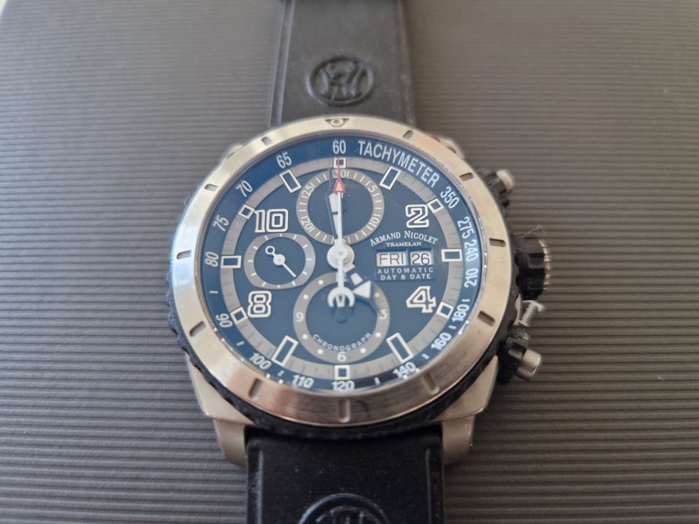 Armand Nicolet S05 Titanium Chronograph Automatic Day Date