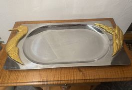 Plateau vintage Made in France  46 × 25 cm