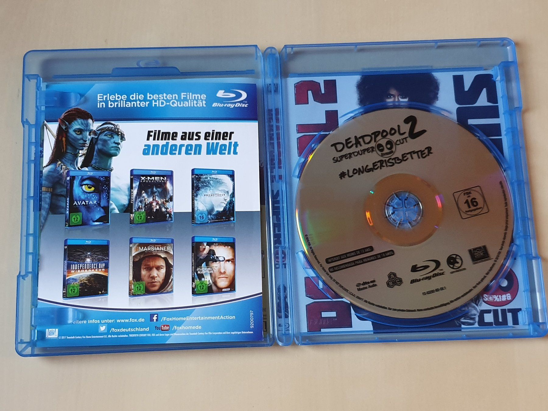 Tutti i DVDs: Deadpool 2 – Usato da Stansstad venduto da collectorsshop 2