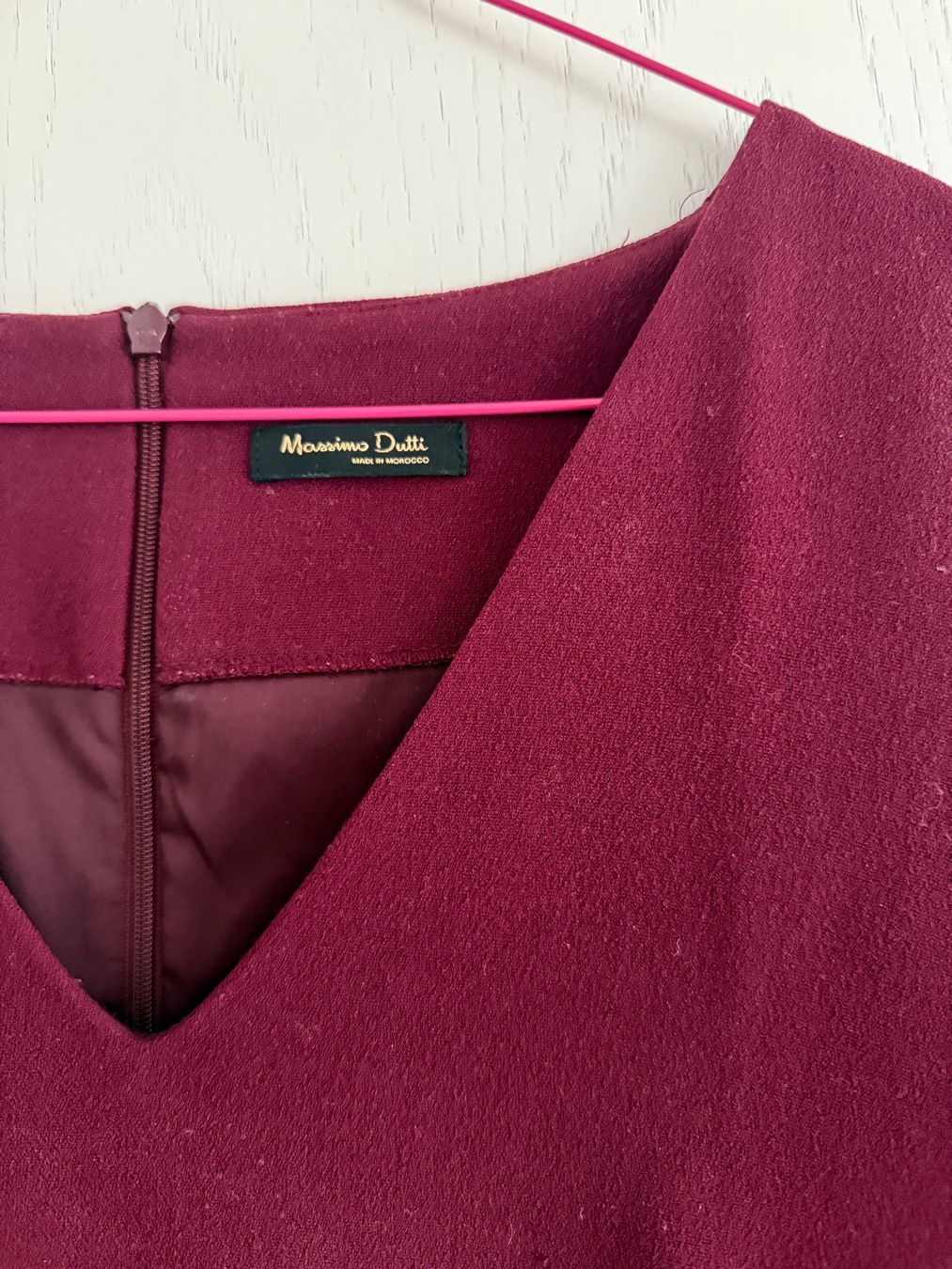 Massimo Dutti Vestiti: Massimo Dutti Kleid, bordeauxrot, Grösse 36 – Usato da Wollerau venduto da cho_7k6w 1