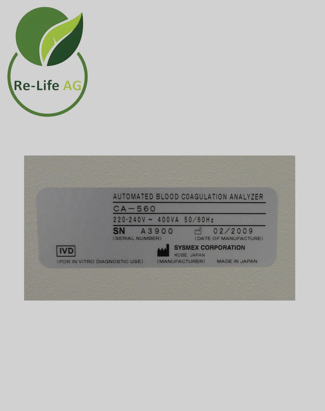 Tutte le macchine: Sysmex | CA-500 | Automated Blood Coagulation Analizer – Usato da Reinach BL venduto da Re-LifeAG_Labor2 5