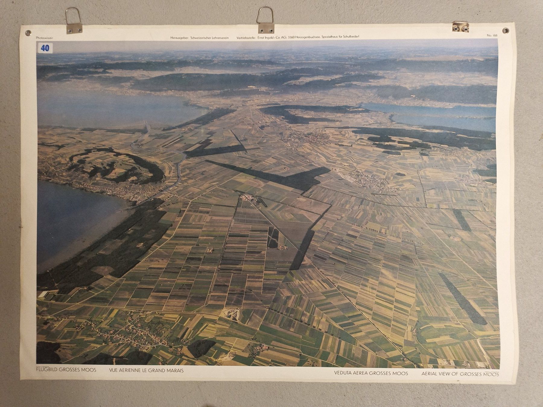 Foto & Immagini: Schulwandbild 188 Flugbild Grosses Moos – Usato da Zürich venduto da danihell
