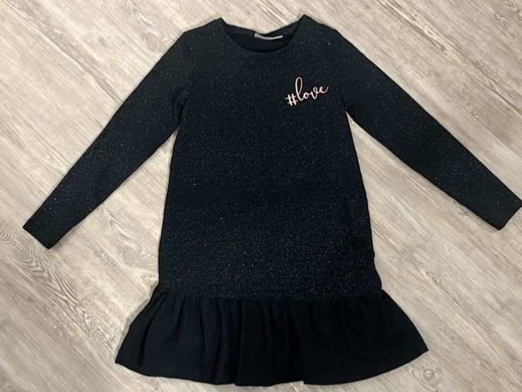 Vestiti & Gonne: Glitzerkleid Mädchen Gr. 146/152 #love – Usato da Leuzigen venduto da Fjleu