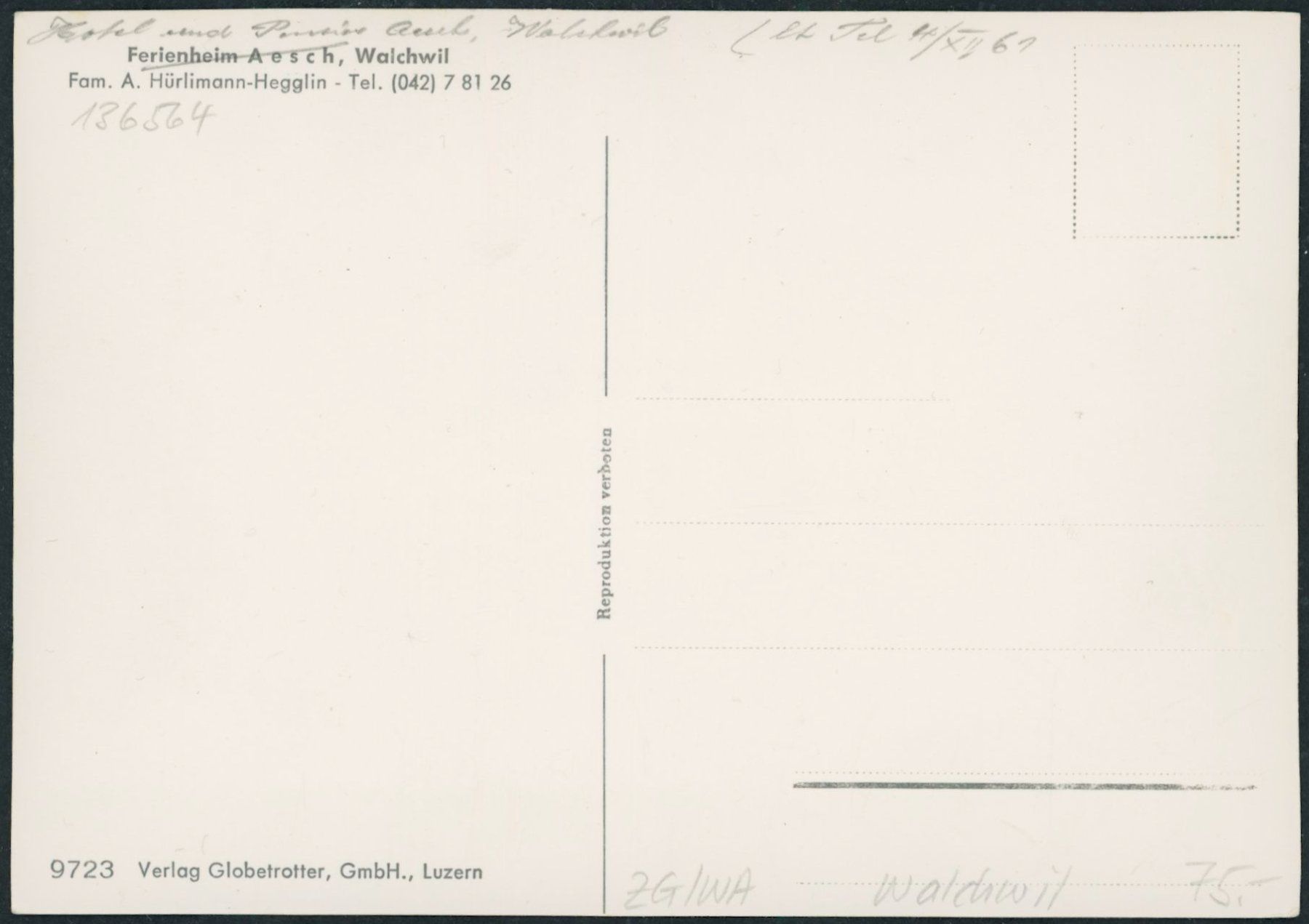 Cartes postales: ZG Walchwil – Neuf (Voir description) à Schindellegi par leecollect 1
