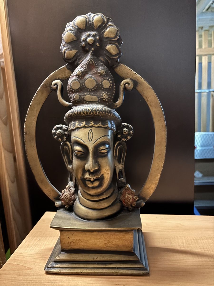 Sculture & Statue: Buddha Kopf aus Messing - Einzelstück – Usato da Stallikon venduto da Micha32