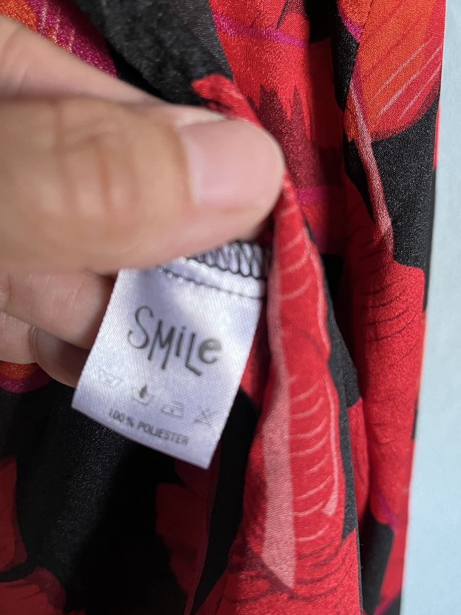 Camicette: Chemise smile L fleurs rouges – Usato da Genève venduto da ct_fqr8 2