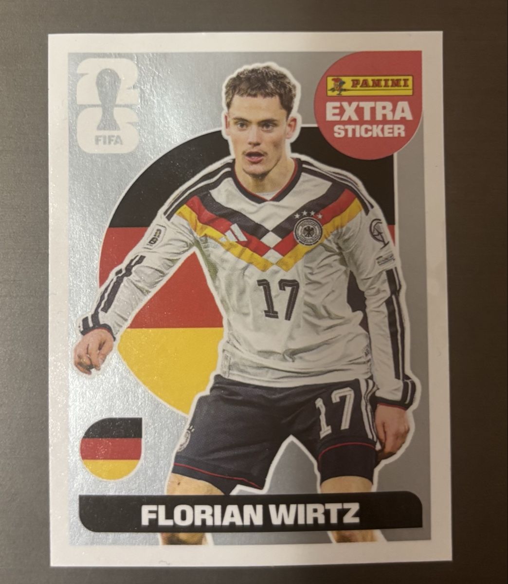 Panini Carte collezionabili: Panini Extra Sticker silber Florian Wirtz  – Usato da Windisch venduto da pikolo