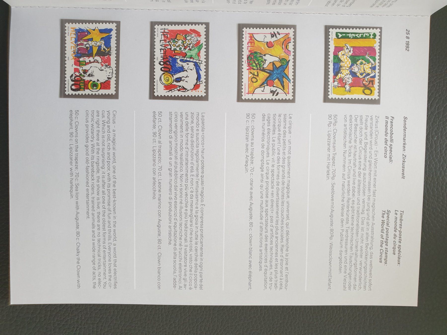 Alle Briefmarken: Jahresbuch CH Briefmarken 1992 postfrisch top – Neu (gemäss Beschreibung) aus Frauenfeld von Kasico 6