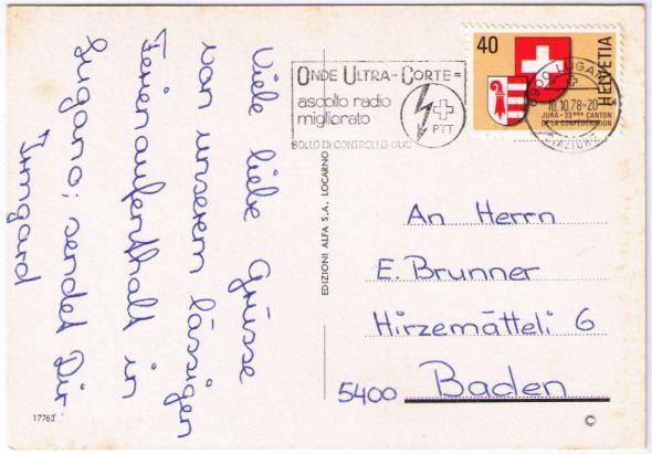Cartoline postali: Lugano - 4 Bild AK – Usato da Binningen venduto da Mountainrider 1