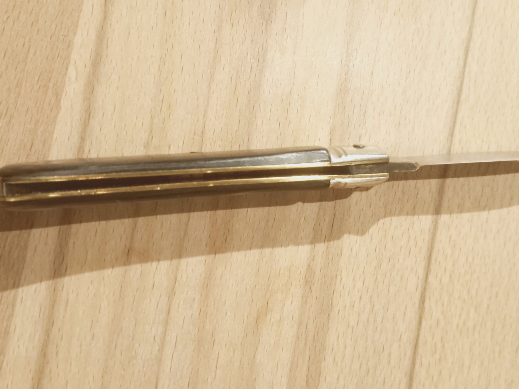 Victorinox Posate: Schönes "Bauernmesser mit Echthorn Griff" – Usato da Tuebach venduto da bac_7kpb 2