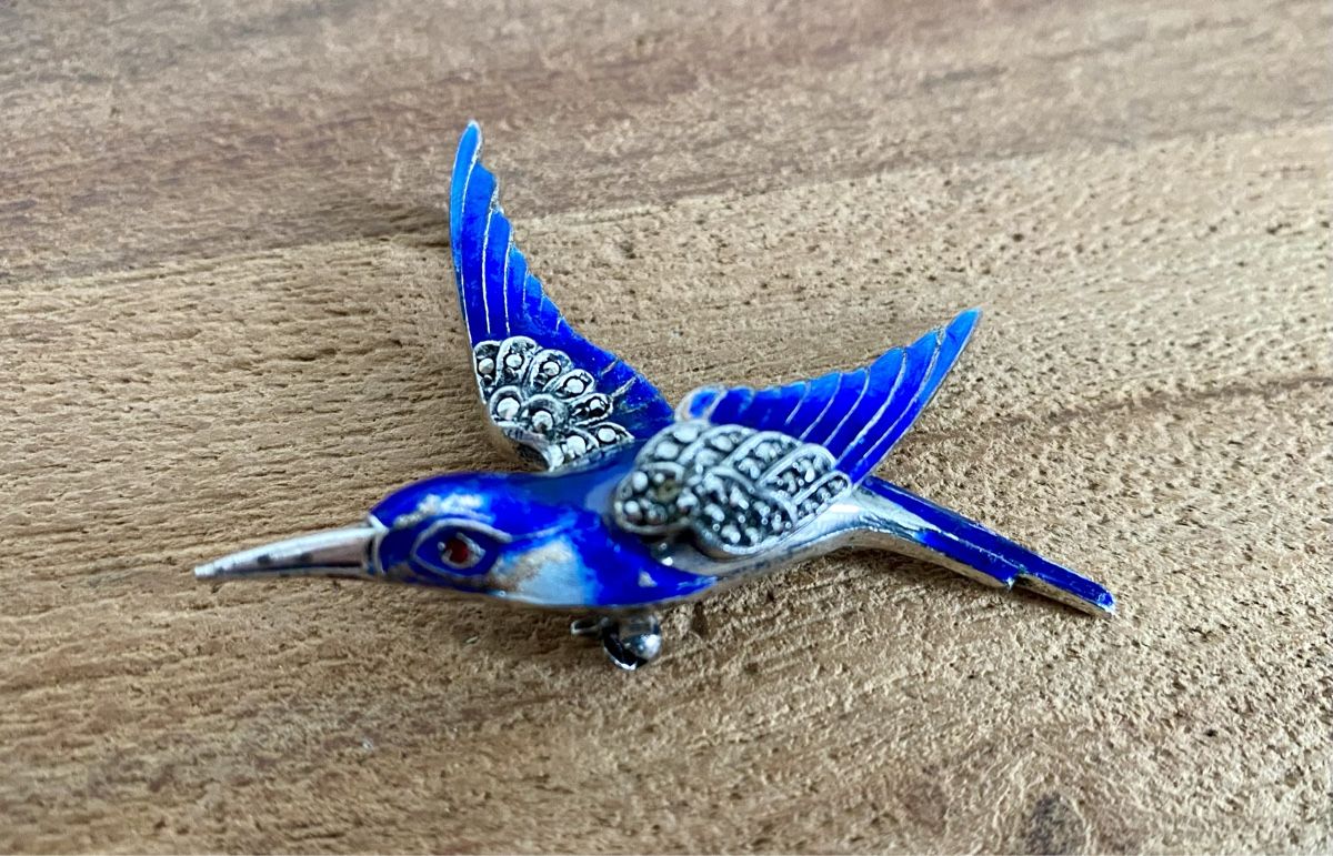 Spille & Fermagli: Feine Silber 800 Vogelbrosche – Usato da Zürich venduto da Dalema13 1