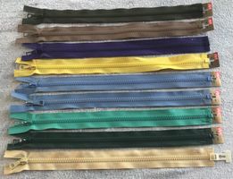 9 RIRI REISSVERSCHLÜSSE JE 35CM ALLE NEU