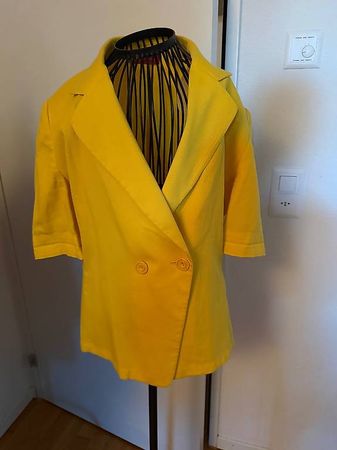 Vintage UNGARO Solo Donna Paris - gelber Blazer - Gr. IT 44