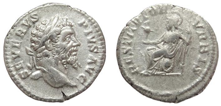 Tutti le monete: SEPTIMIUS SEVERUS denarius (202-210 AD) – Usato da La Sarraz venduto da classicworldcoins