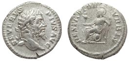 SEPTIMIUS SEVERUS denarius (202-210 AD)
