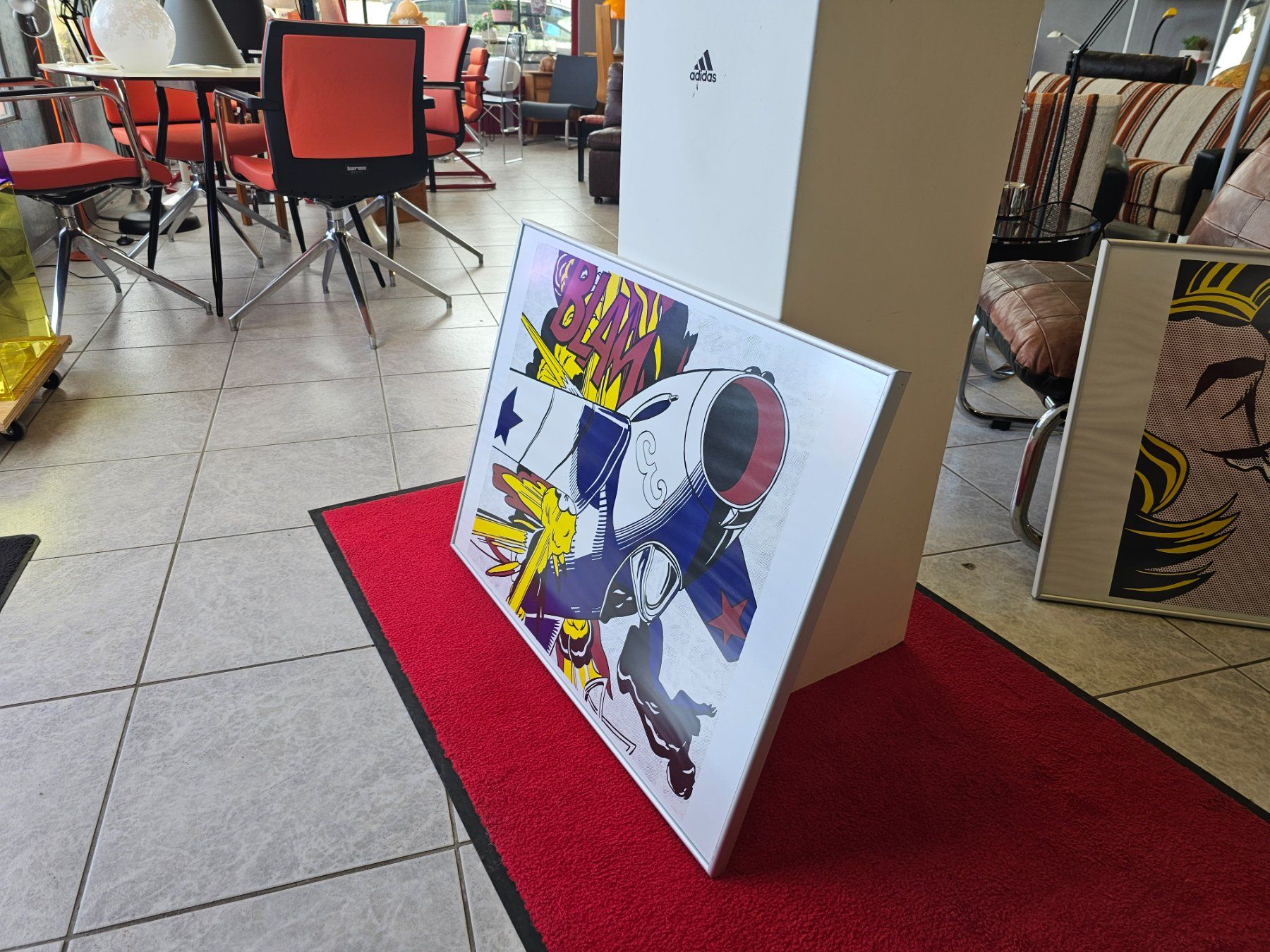 Grafiken & Lithographien: Roy Lichtenstein Blam 1962, Pop Art Serigraphie – Gebraucht aus Nottwil von Wondewa-Shop 8