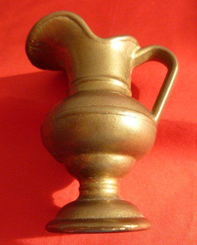 Tutte le decorazioni: Antike Miniatur Krug/ Vase aus Messing – Usato da Hombrechtikon venduto da mincky 1