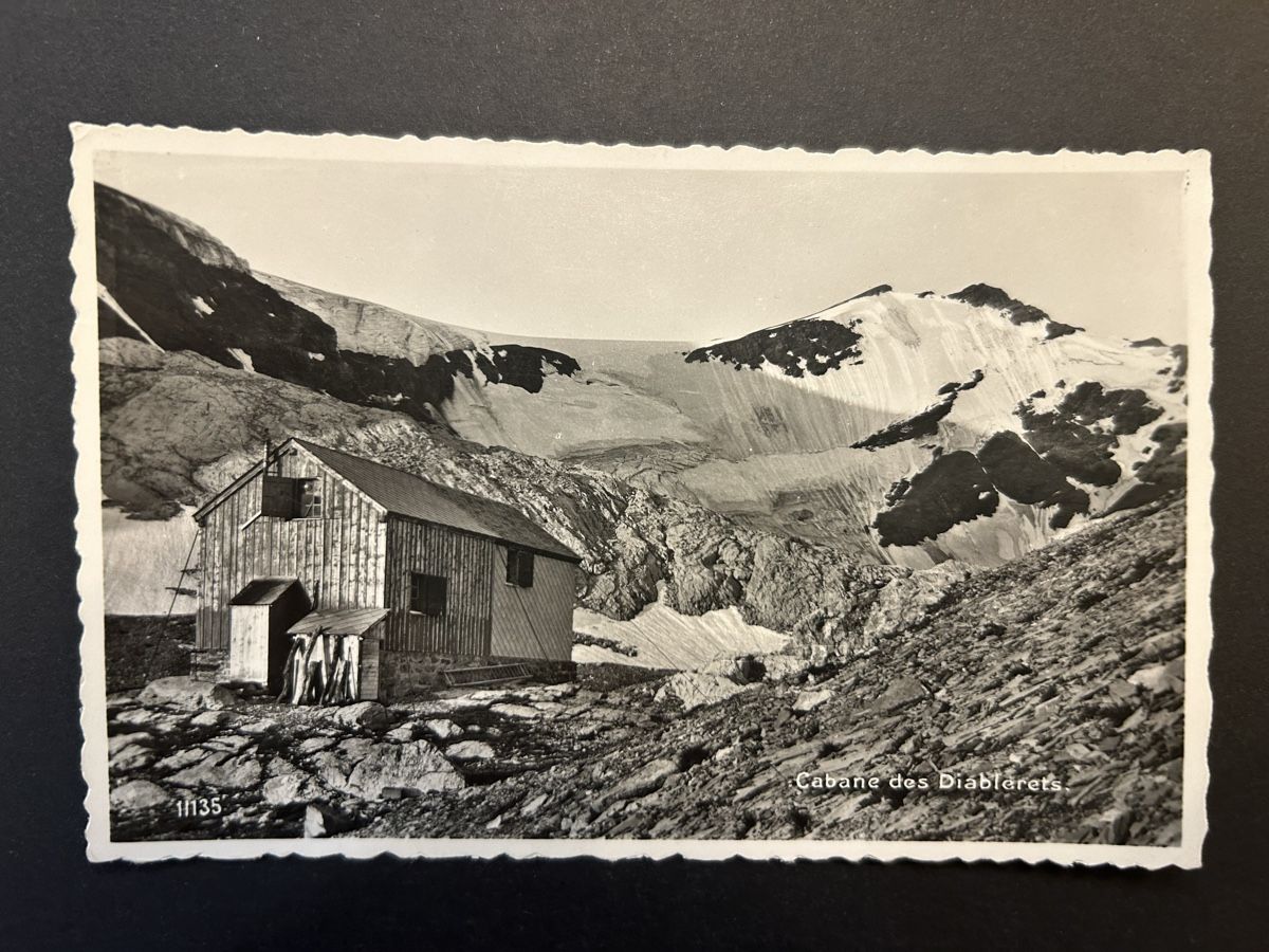 Ansichtskarten: Les Diablerets Cabane – Gebraucht aus Fanas von Alessio11