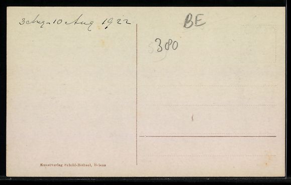 Cartoline postali: AK Wengen, Grosshorn und Breithorn – Usato da Berlin venduto da bartko-reher 1