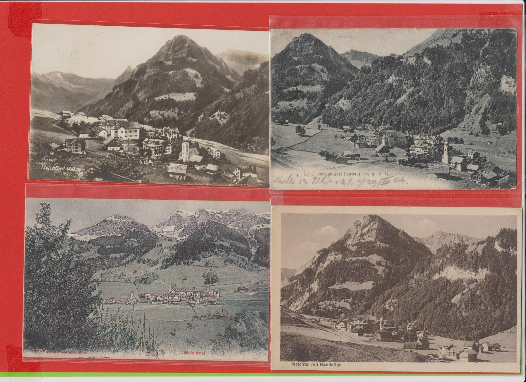 Cartoline postali: Melchtal  -  Lot von 23 alten Ansichtskarten ab 1900 – Usato da Vitznau venduto da Ropaku 2