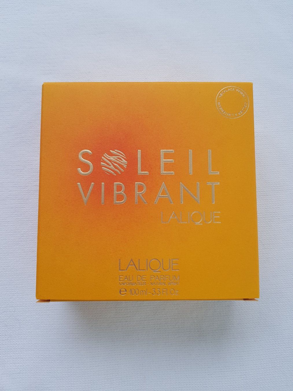 Lalique Parfum & Eau de Toilette: LALIQUE "Soleil Vibrant" Eau de Parfun 100ml – Neu und originalverpackt aus Näfels von SuEdHe 5
