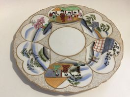 Assiette japonaise / Japanische Teller 18 % GOLD CHINA