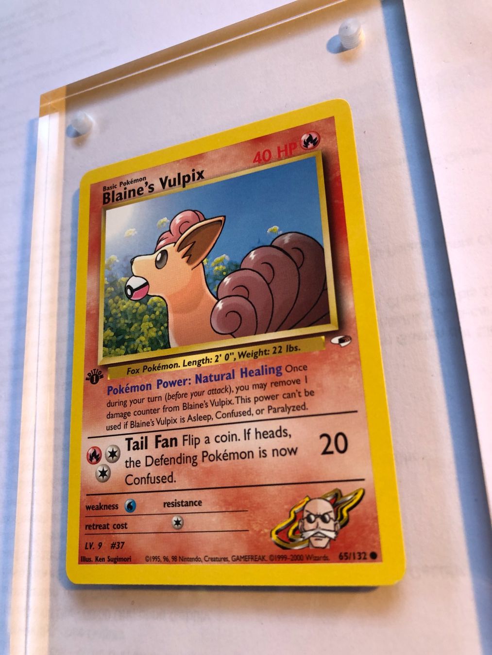 Cartes à collectionner: Blaine's Vulpix 1st Gym Heroes - MINT - ab 1.- – D'occasion à Giubiasco par dan_pr8b 2