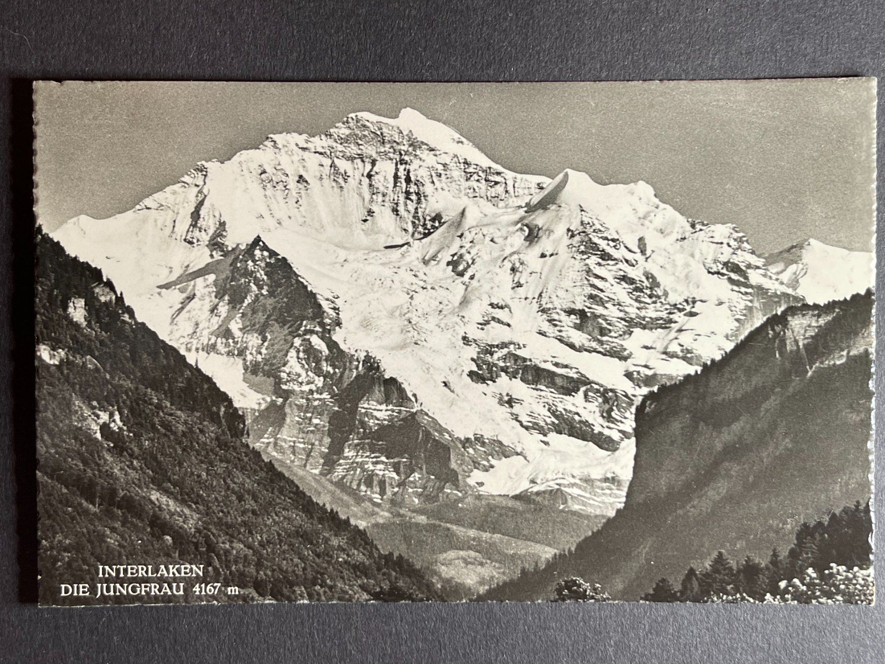 Cartoline postali: Interlaken - Die Jungfrau – Usato da Steg VS venduto da danwer74