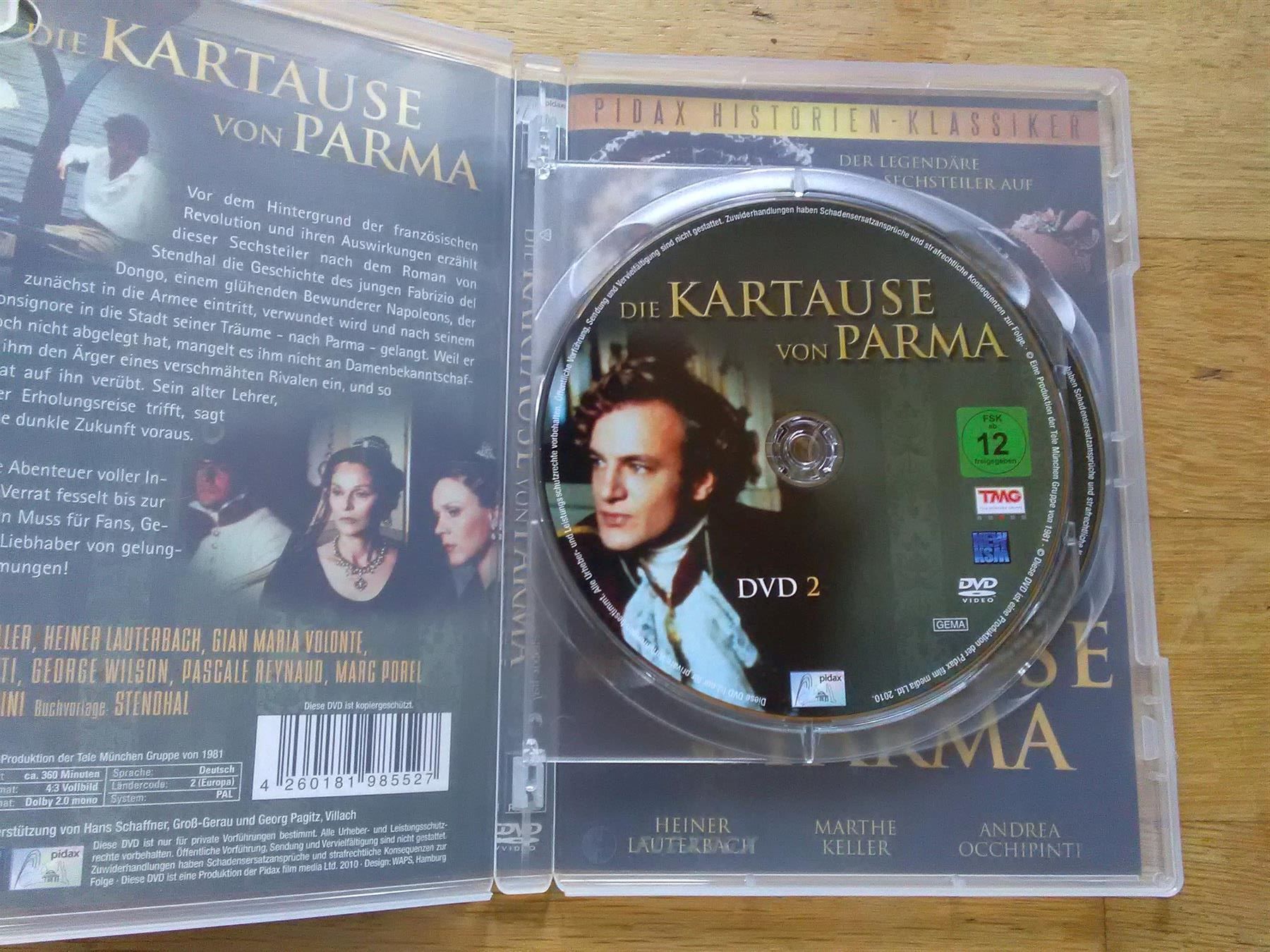Alle DVDs: Die Karthause von Parma              > 6'Teiler (3-DVD's) < – Gebraucht aus St. Gallen von elk2021 1