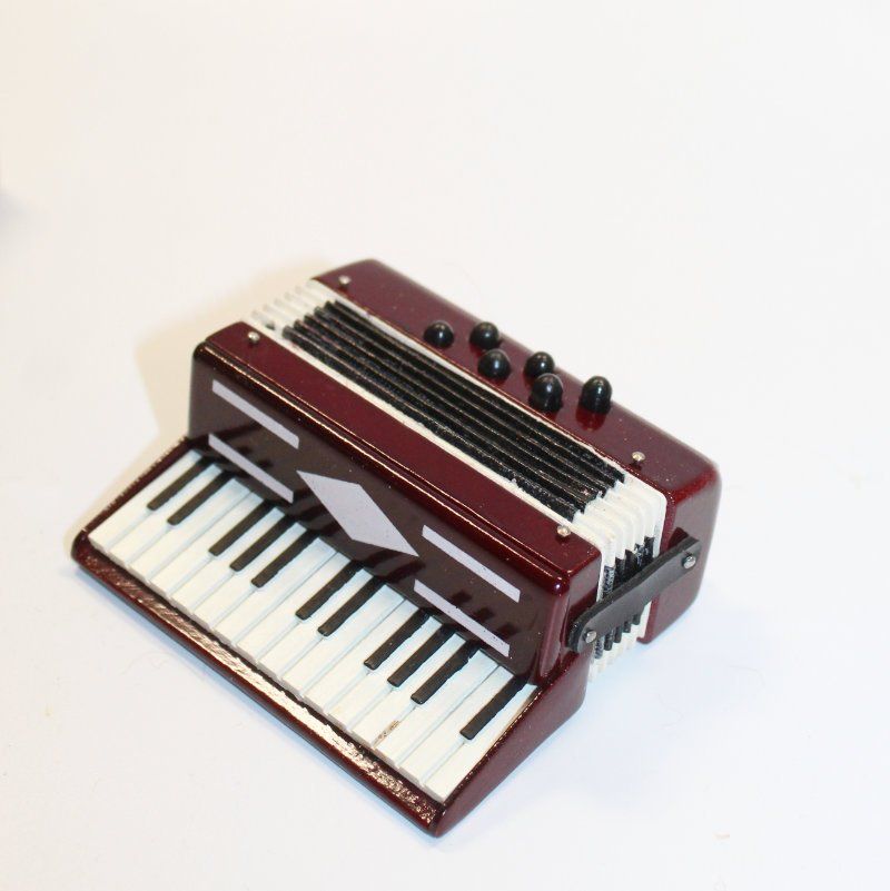 Strumenti musicali: Deko Handorgel mini mit Box - neu – Nuovo (secondo la descrizione) da Weggis venduto da Mylemontree 1