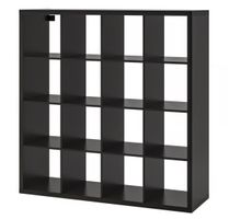 Regal schwarz 4x4 Fächer guter Zustand