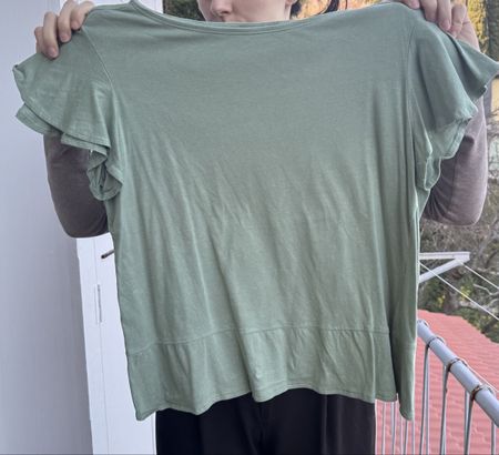 T-shirt estiva Furiano verde chiaro, taglia M