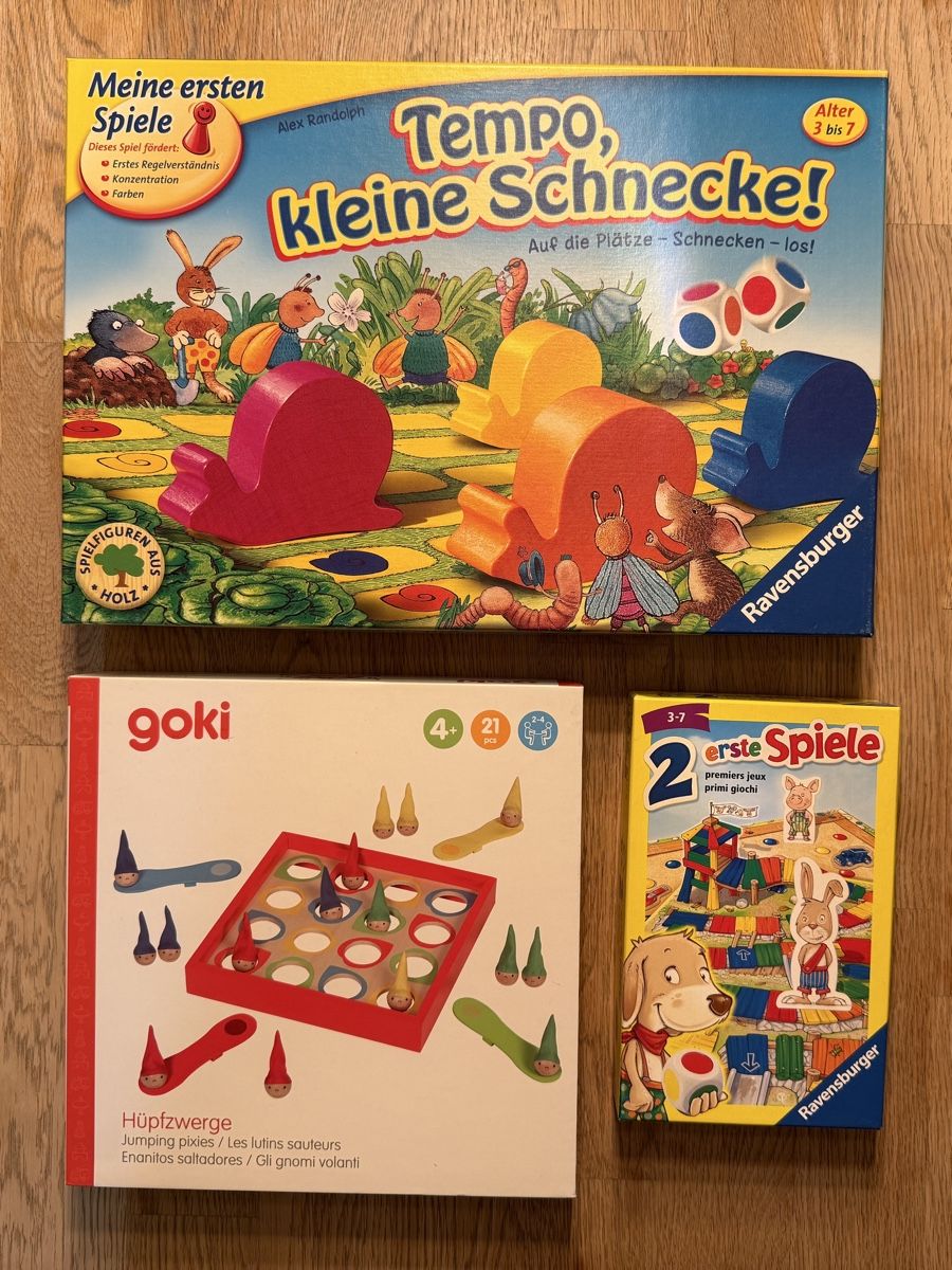 Ravensburger Giochi: 3 Kinderspiele – Usato da Attikon venduto da lupeter