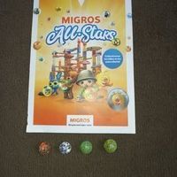 4 Migros All Stars Spezialmurmeln