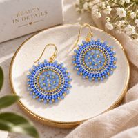 Bohemia-Perlenohrringen Stil: Boho / farbenfrohe Perlenohrri
