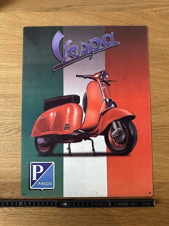 Insegne: VESPA Piaggio Schild – Usato da Basel venduto da Mike744