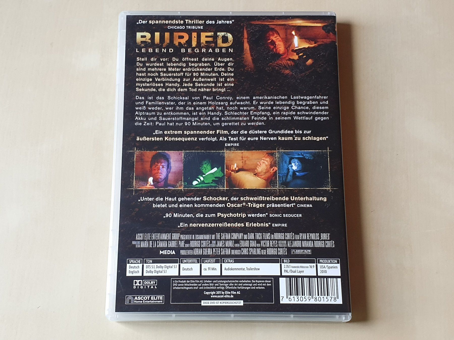 Tutti i DVDs: Buried – Usato da Stansstad venduto da collectorsshop 1