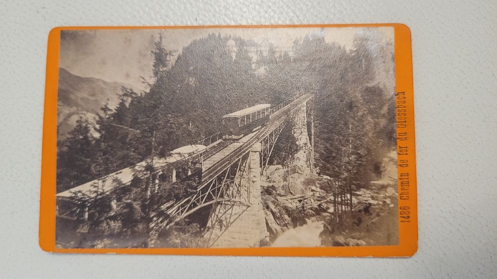 Foto Bahn Giessbach 1890 Eisenbahn Schweiz Kaufen auf Ricardo