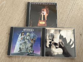Lot de 3 CD musiques de films Danny Elfman BeetleJuice