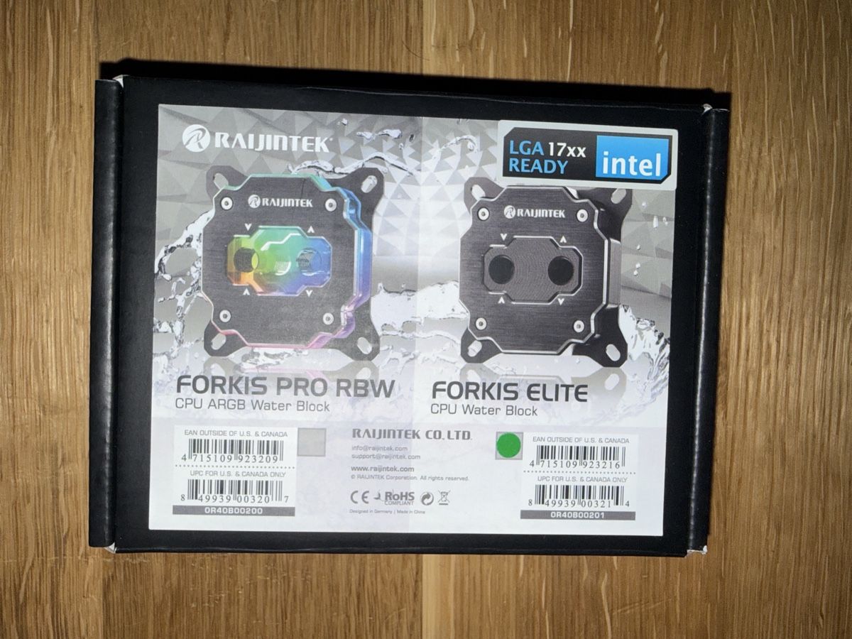 PCs: Raijintek Forkis CPU Wasserblock – Gebraucht aus Horw von Moik 1