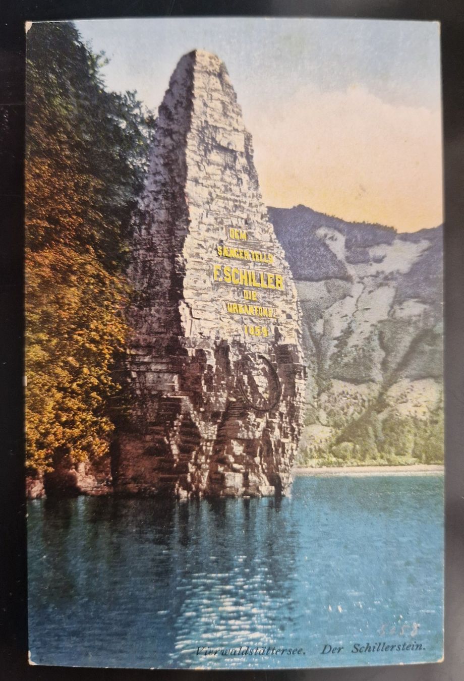 Cartoline postali: Schillerstein Vierwaldstättersee top – Nuovo (secondo la descrizione) da Melchnau venduto da Arthurius
